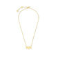 Yellow Gold Endless 5 Heart Necklace - Cadar