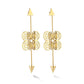 Yellow Gold Essence Drop Earrings - Cadar