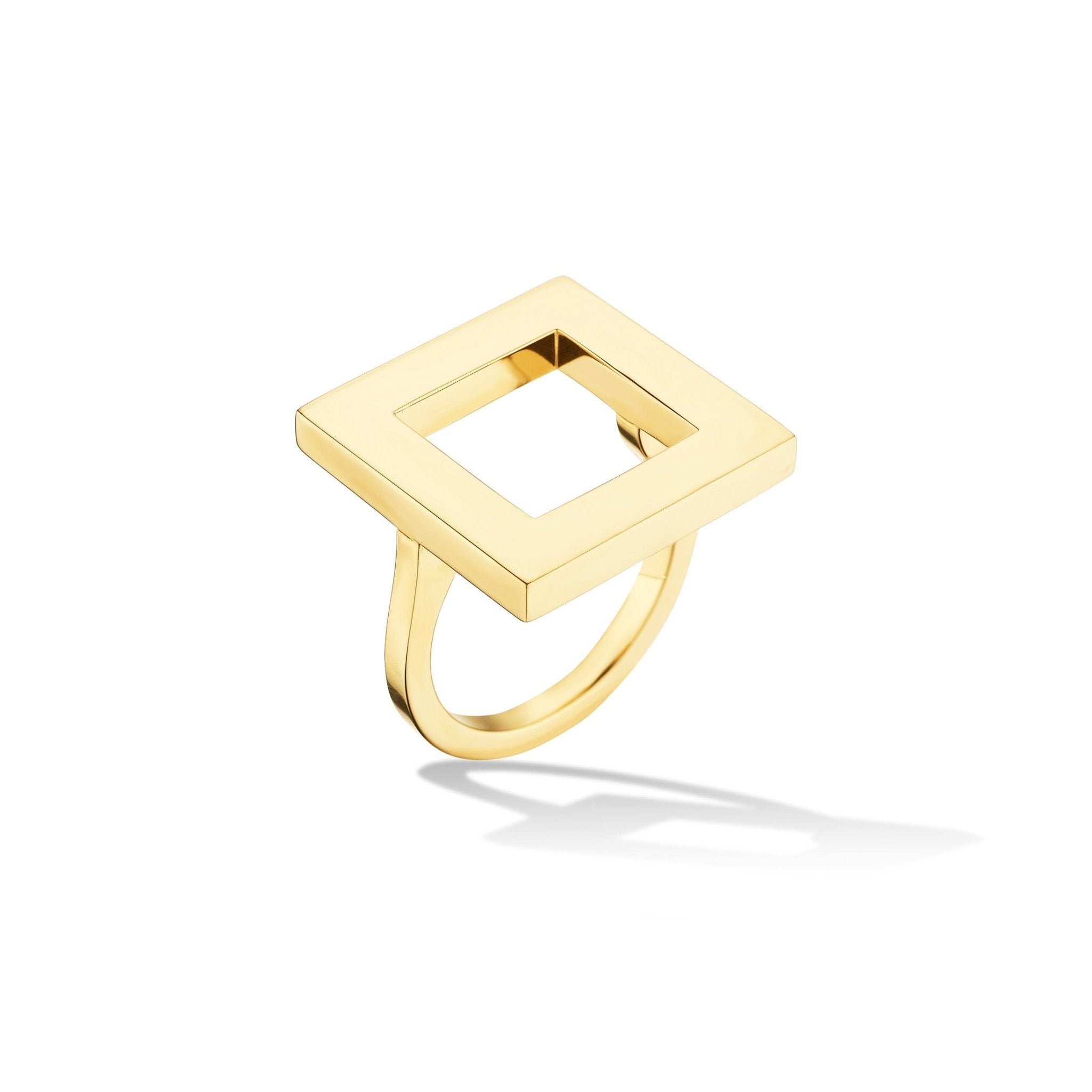 Yellow Gold Foundation Statement Ring - CADAR