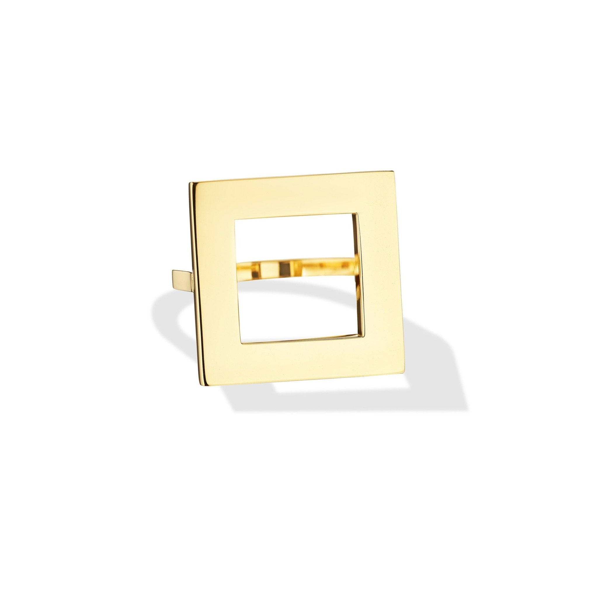 Yellow Gold Foundation Statement Ring - CADAR