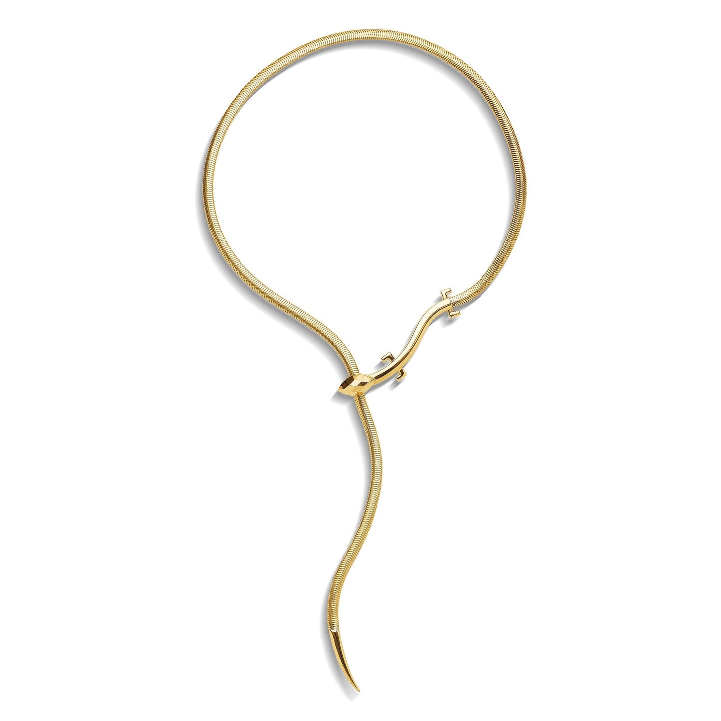 Yellow Gold Origin Lariat with Facets - Cadar