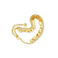 Yellow Gold Shell Charm Choker Necklace - Cadar