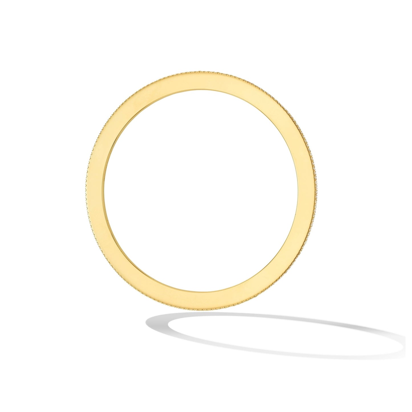 Yellow Gold Solo Bracelet with White Diamonds - Cadar