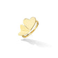 Yellow Gold Wings of Love Double Heart Ring - Cadar