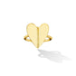 Yellow Gold Wings of Love Folded Heart Ring - Cadar